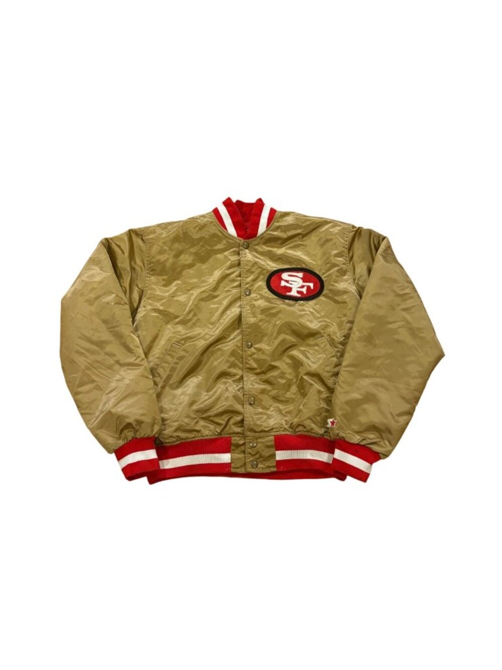Vintage Starter San Francisco 49ers Authentic NFL Pro Line Satin Jacket Men's XL